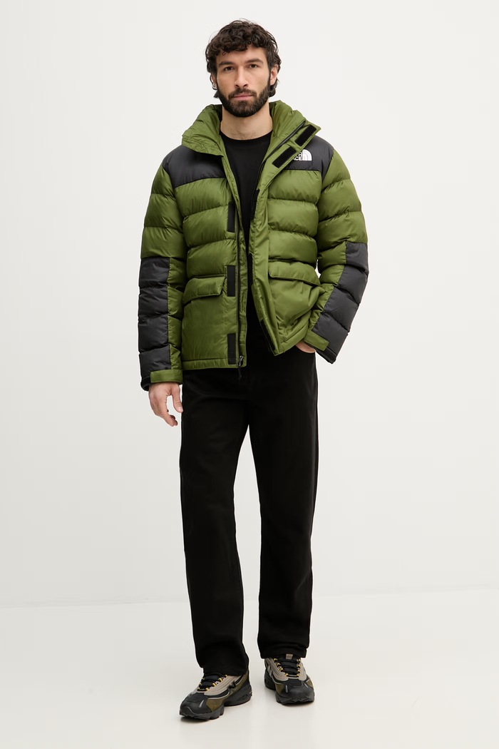 The North Face geacă cu puf de bărbați Limbara NF0A89EGBRI1 verde AW25