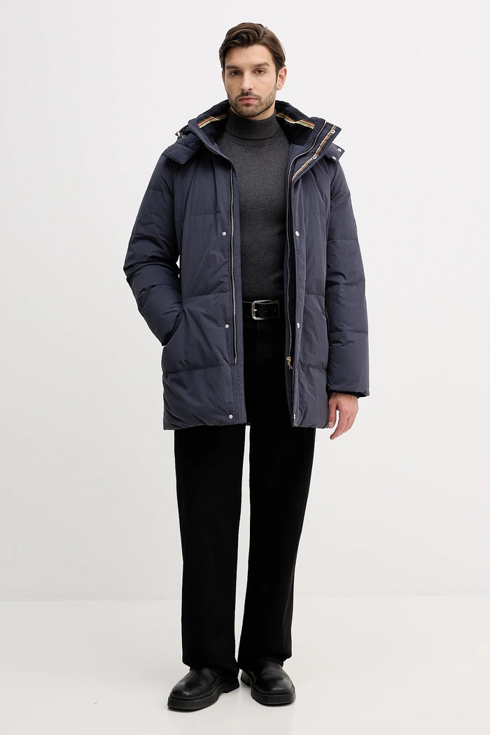 Μπουφάν με επένδυση από πούπουλα Paul Smith M1R.652Z.T02806 σκούρο μπλε AW25