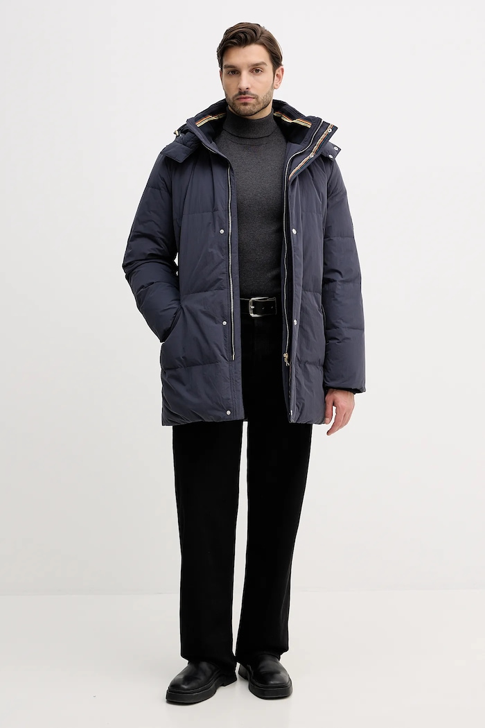 Μπουφάν με επένδυση από πούπουλα Paul Smith M1R.652Z.T02806 σκούρο μπλε AW25