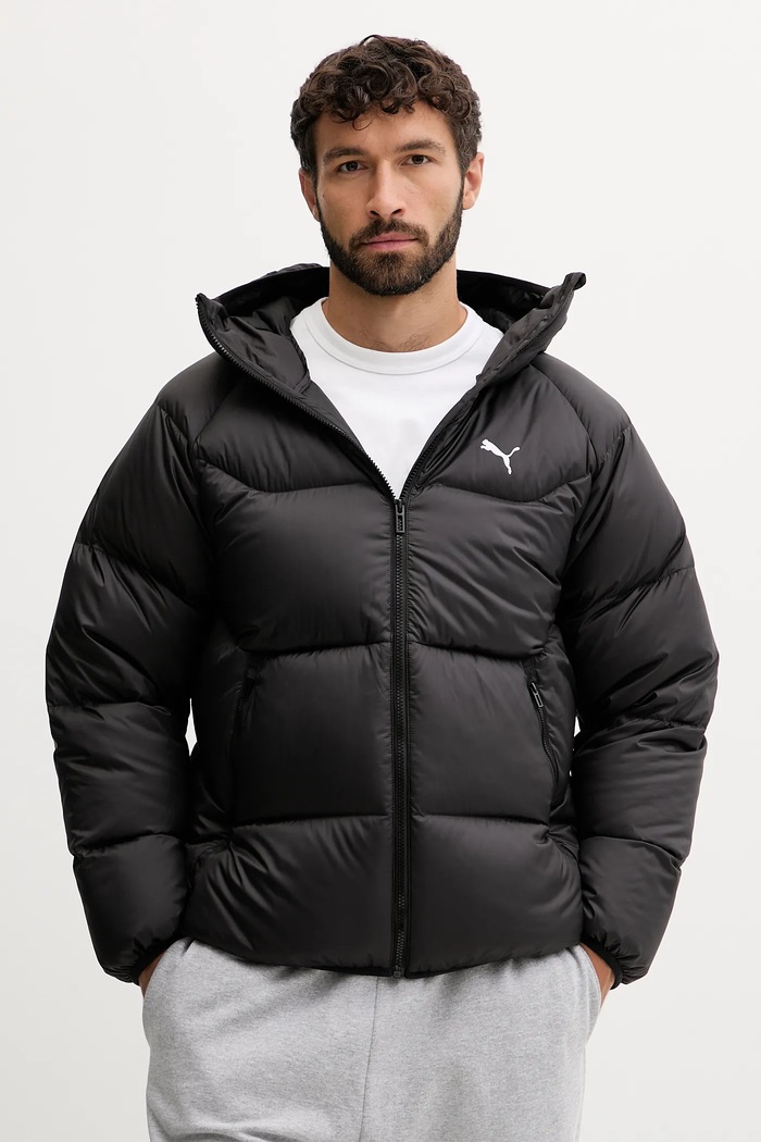 Пуховая куртка Puma с утеплением чёрный 688382