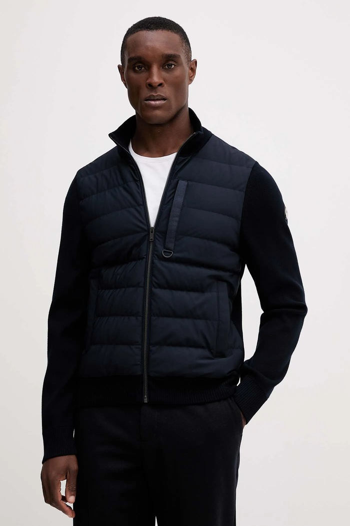 MOOSE KNUCKLES piumino transitorio blu navy M35MK682