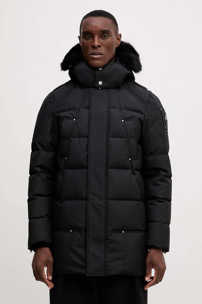 MOOSE KNUCKLES geacă de puf Cloud cu captuseala negru M35MP221S