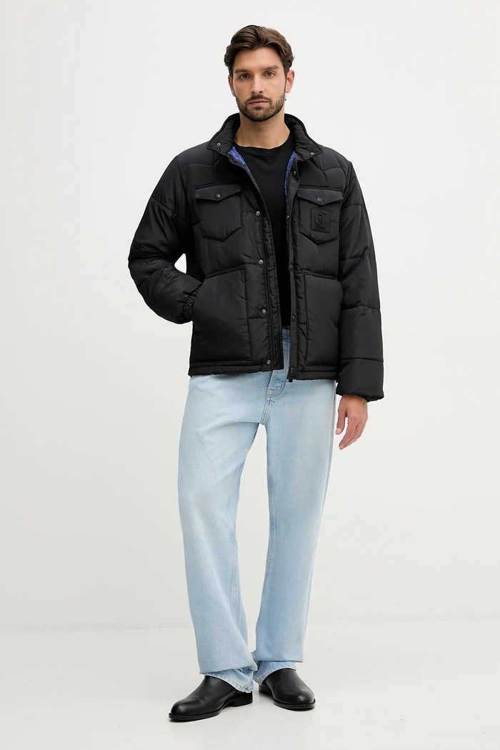 Just Cavalli geacă 79OAS407.CQUD4 negru AW25