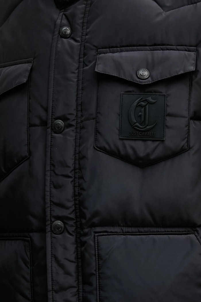 Just Cavalli geacă 79OAS407.CQUD4 negru