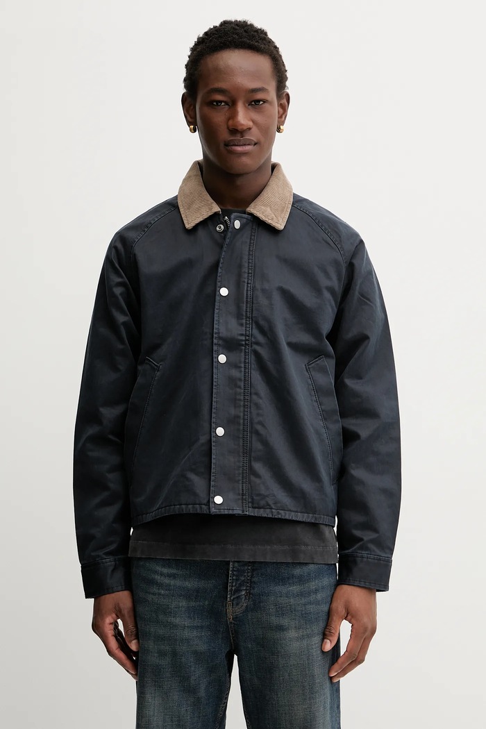 Abercrombie & Fitch geacă cu captuseala bleumarin KI132.5090.221