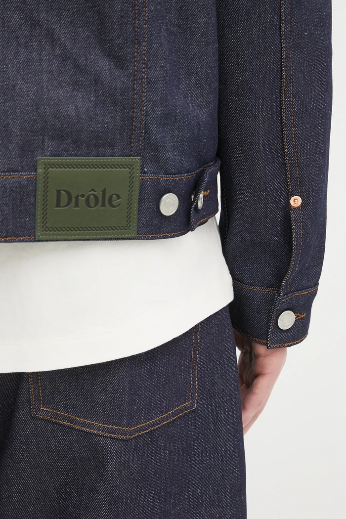 Drôle de Monsieur geacă jeans La Veste Denim Brut H.JT172.CO211 bleumarin