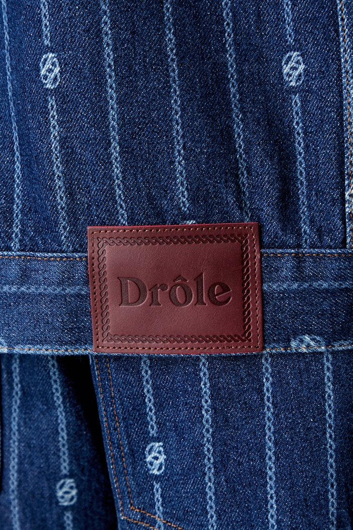 Drôle de Monsieur La veste Denim Monogramme kurtka jeansowa męska I.JT182.CO238