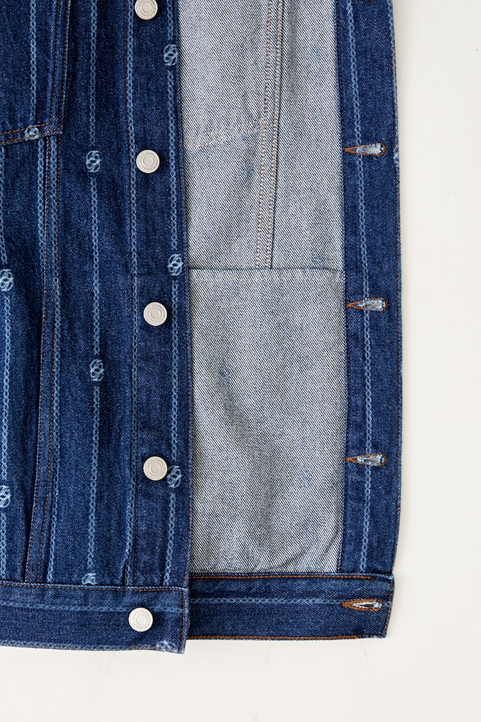 Drôle de Monsieur La veste Denim Monogramme kurtka jeansowa męska I.JT182.CO238