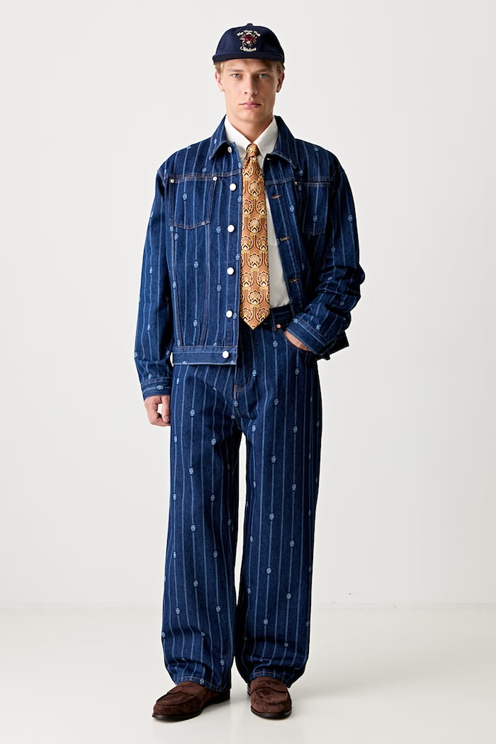 Drôle de Monsieur La veste Denim Monogramme kurtka jeansowa męska I.JT182.CO238