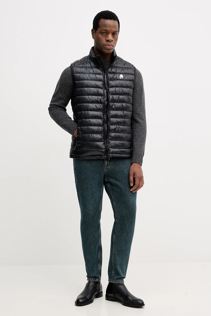 Karl Lagerfeld bezrękawnik 554590.505401 czarny AW25