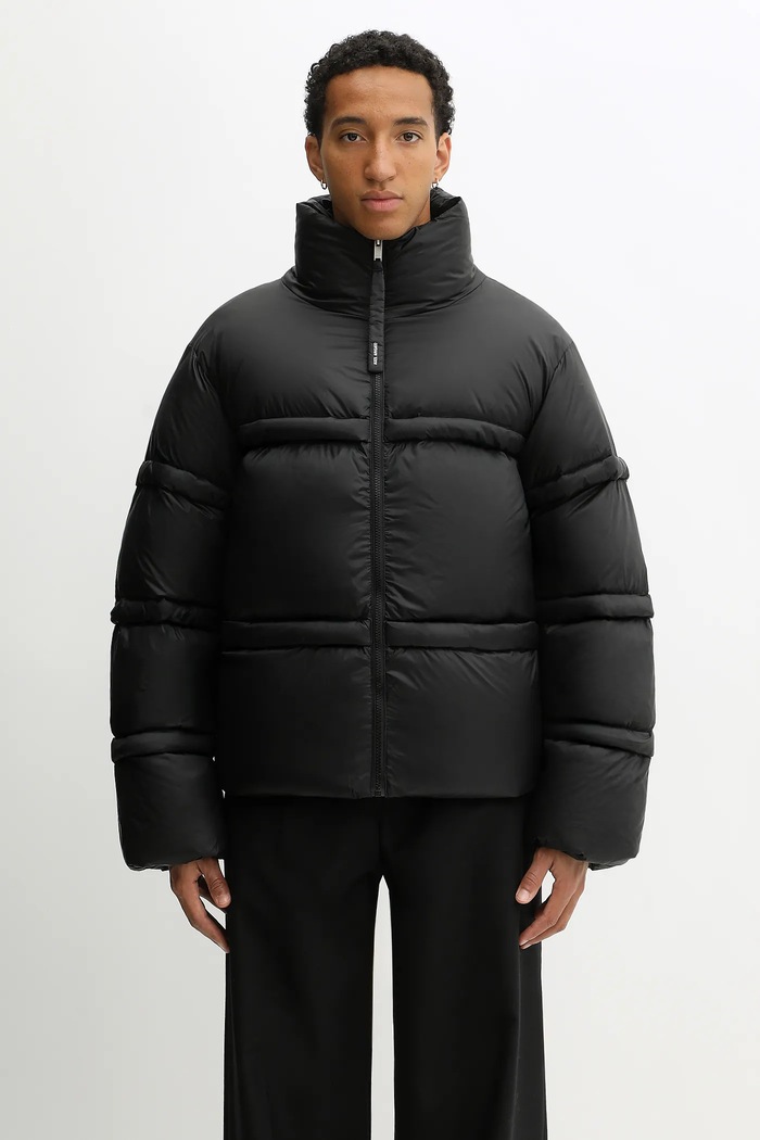 Axel Arigato kurtka puchowa Veil bez kaptura czarny A3135003