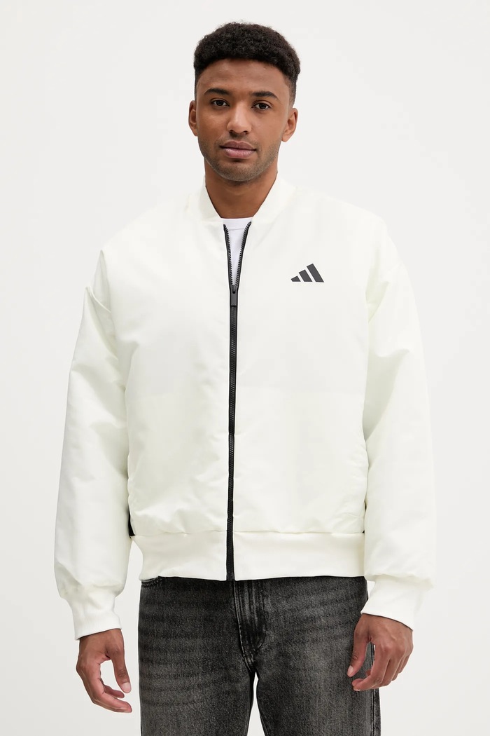 Bomber jakna adidas Stadium S podlogo bež JX5638