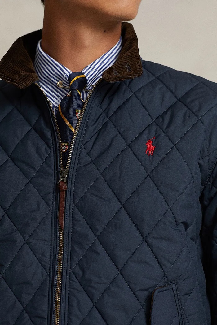 Jakna Polo Ralph Lauren mornarsko modra 710911798
