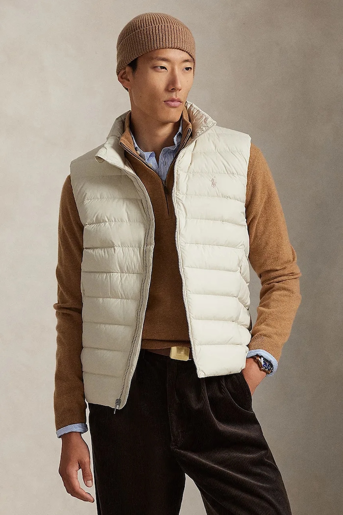 Polo Ralph Lauren vestă cu captuseala bej 710967775