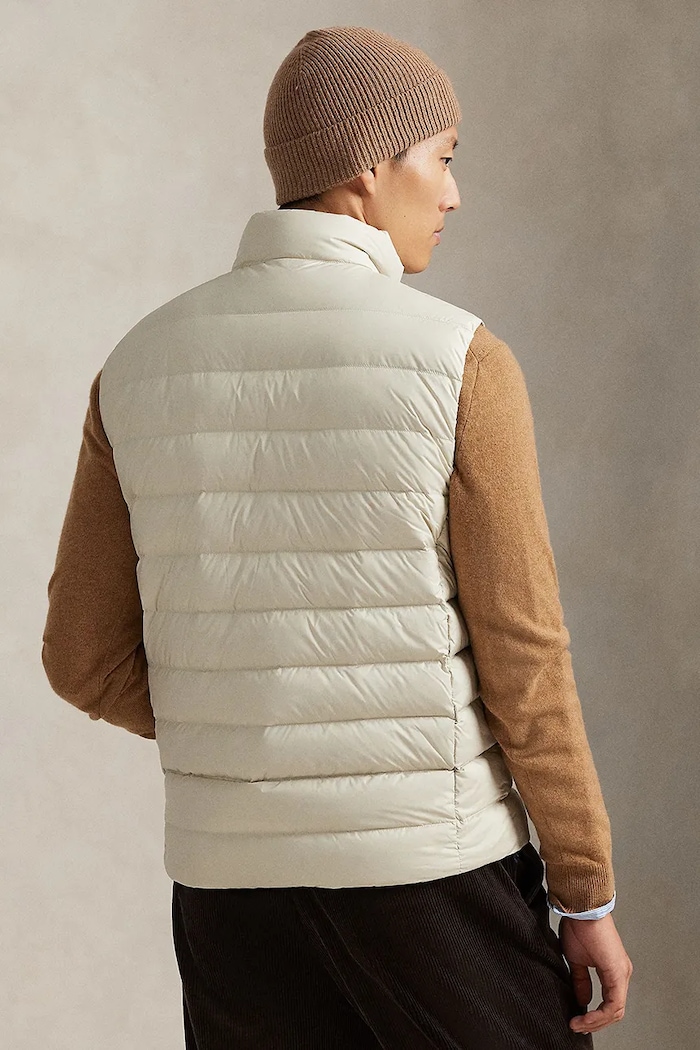 Polo Ralph Lauren vestă 710967775 bej SS26