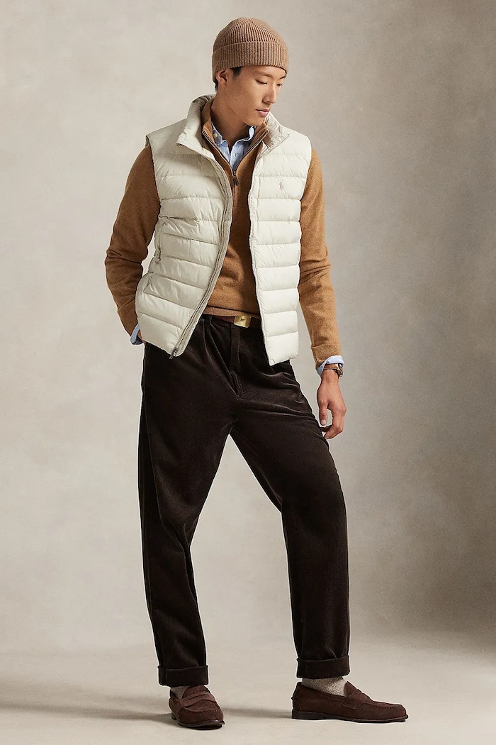 Odzież Polo Ralph Lauren bezrękawnik 710967775 beżowy