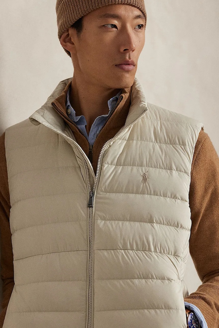 Polo Ralph Lauren bezrękawnik beżowy 710967775