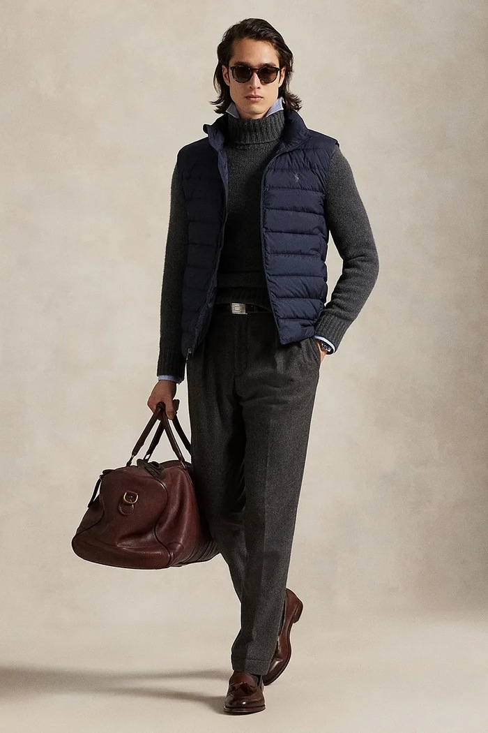 Îmbrăcăminte Polo Ralph Lauren vestă 710967775 bleumarin