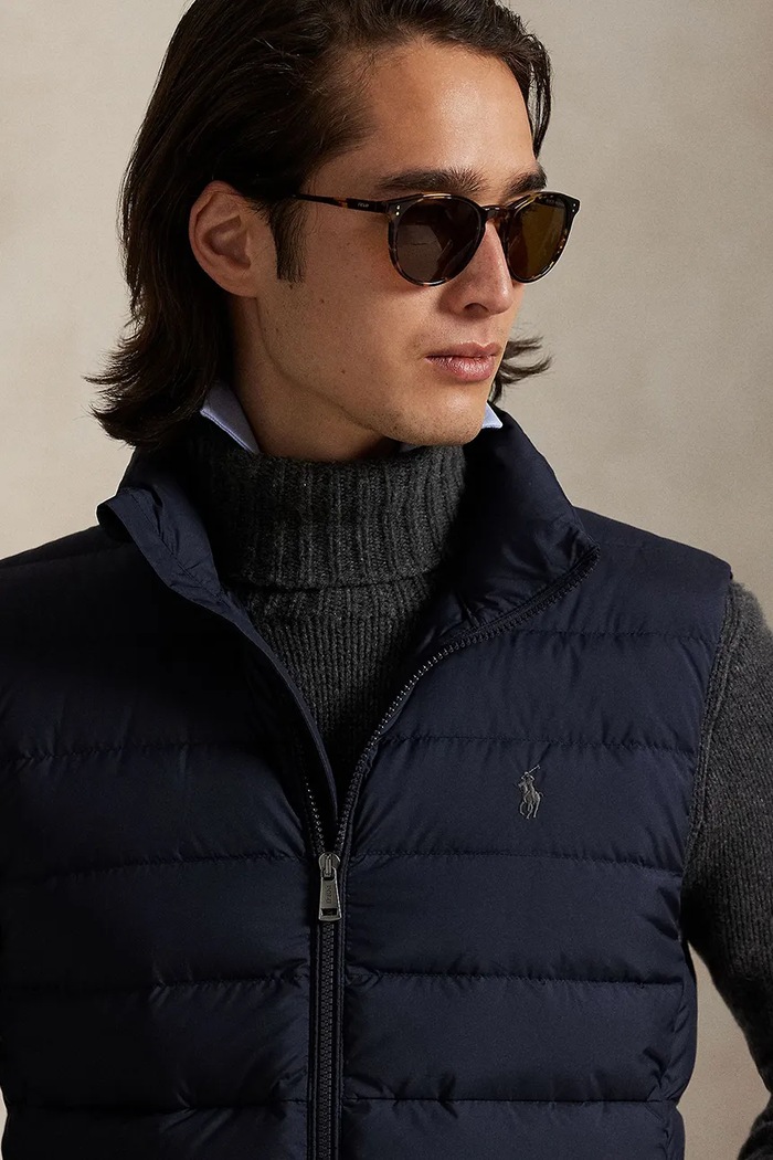 Polo Ralph Lauren vestă bleumarin 710967775
