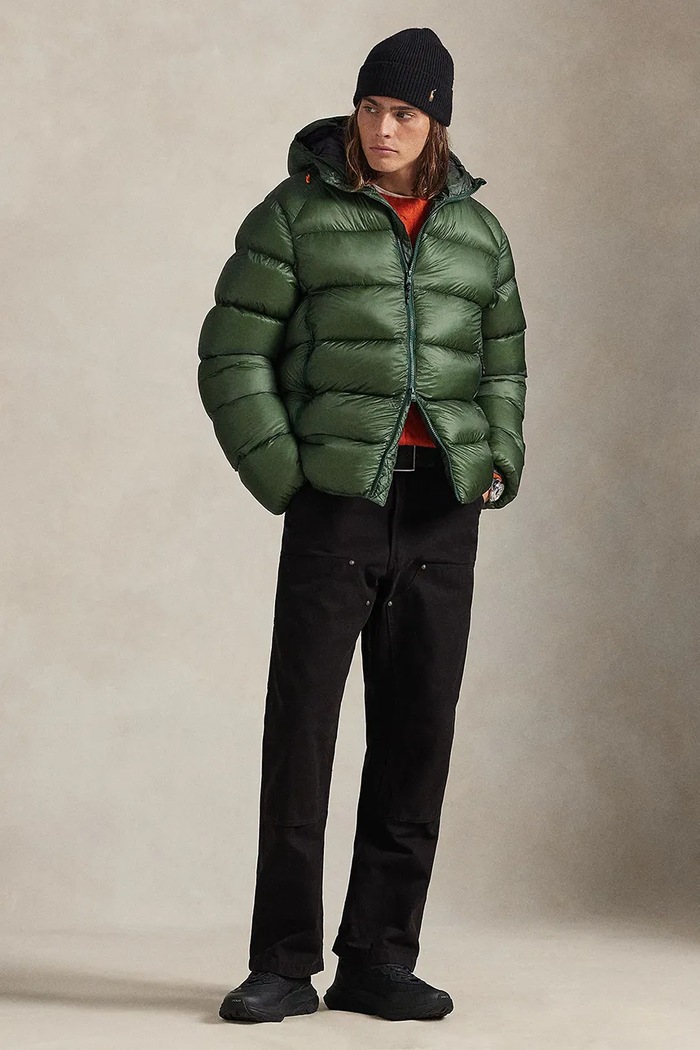 Odzież Polo Ralph Lauren kurtka puchowa 710968113 zielony