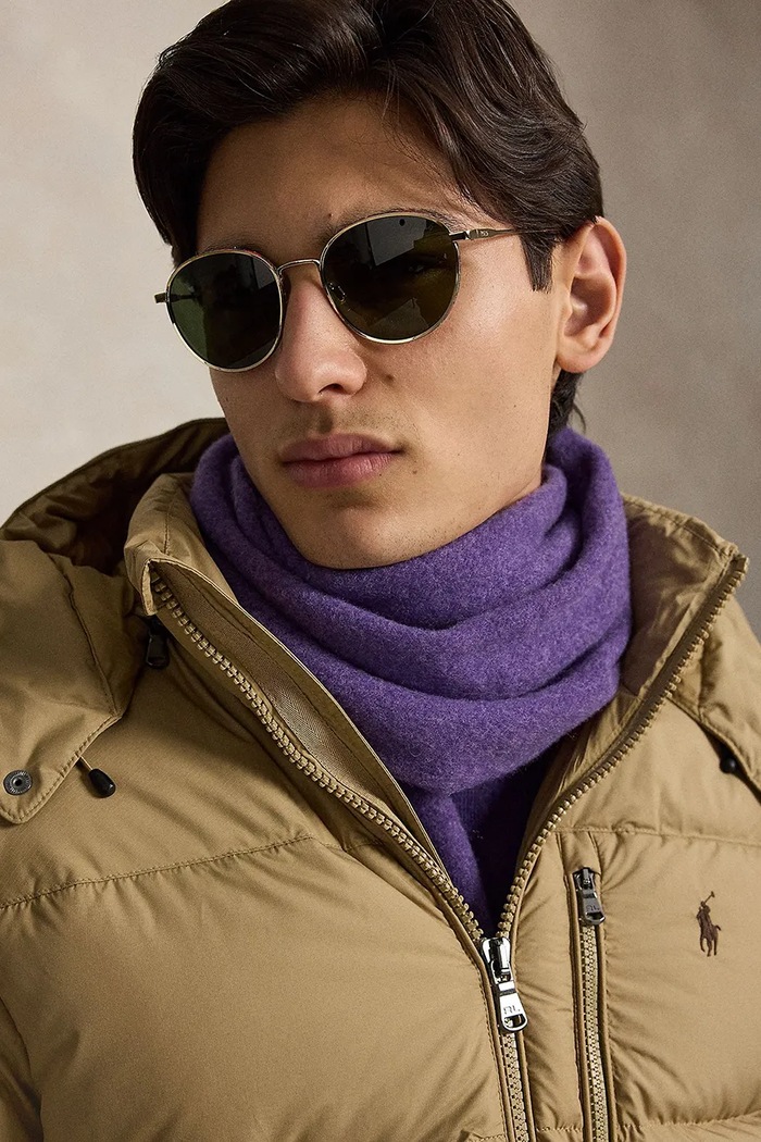 Kurtka puchowa męska Polo Ralph Lauren 710968278 beżowy