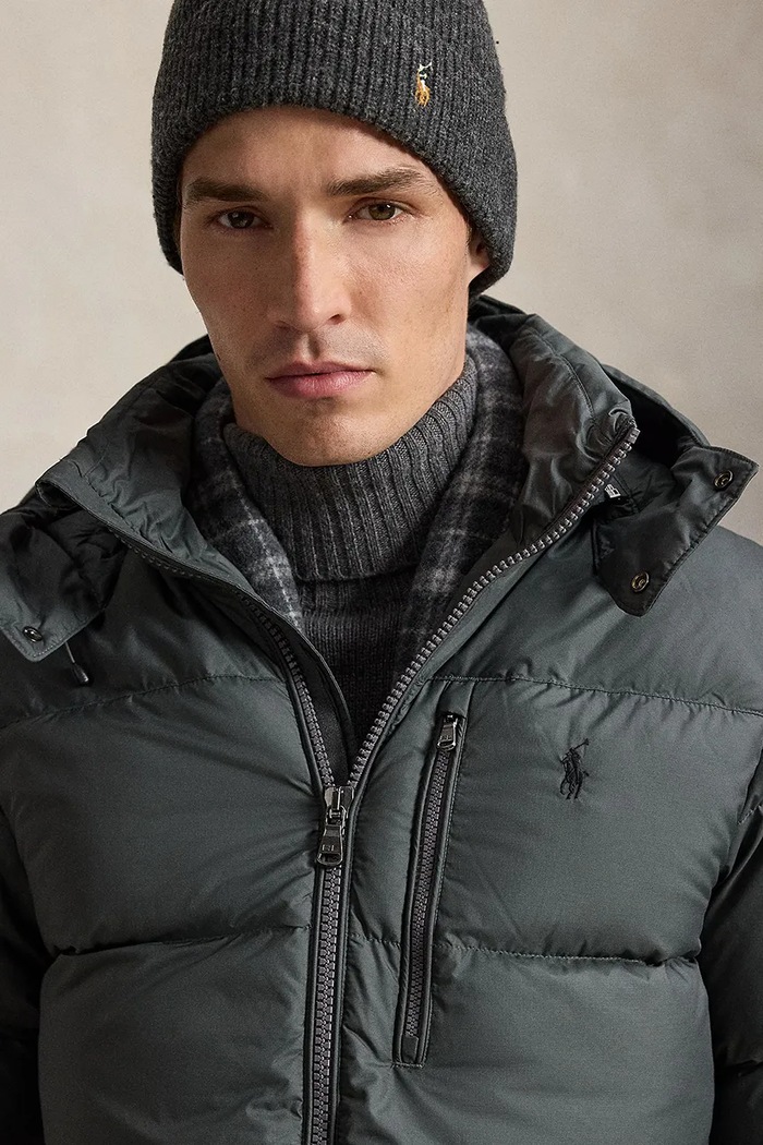 Kurtka puchowa męska Polo Ralph Lauren 710968278 szary