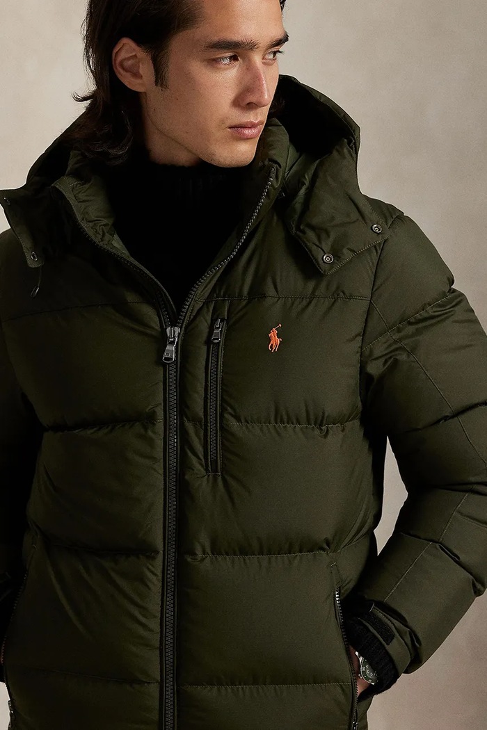 Одежда Пуховая куртка Polo Ralph Lauren 710968278 коричневый