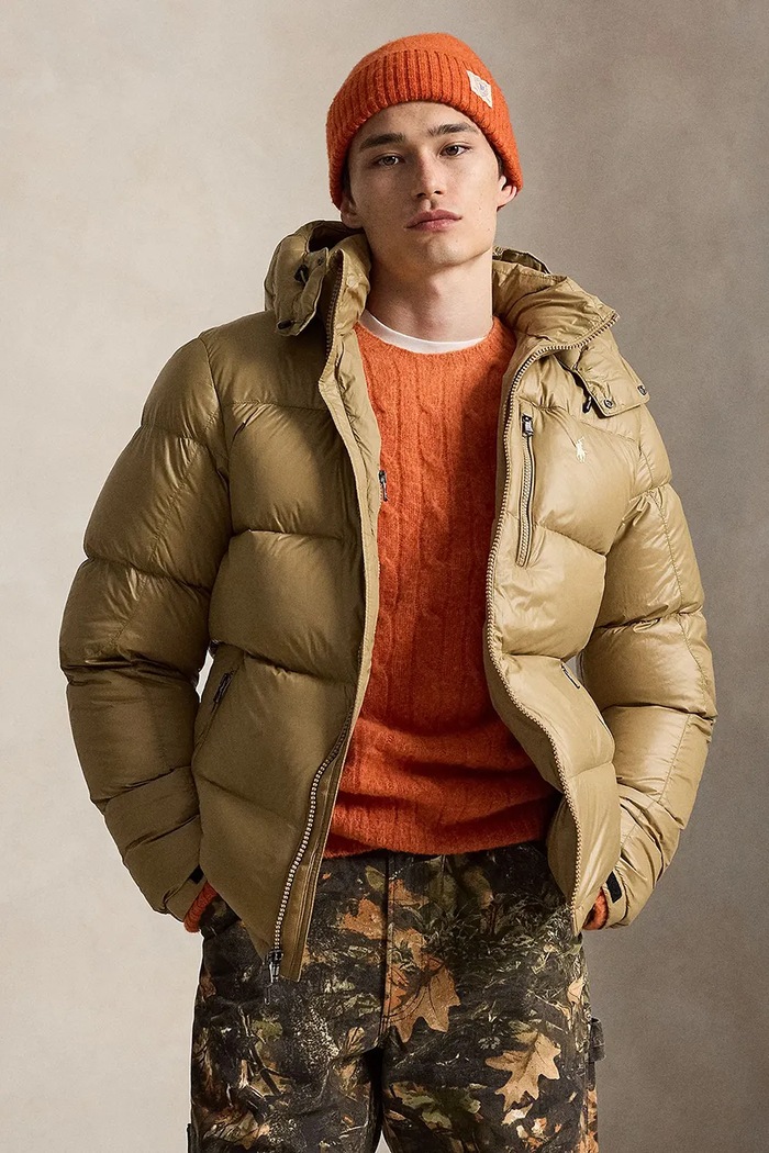 Polo Ralph Lauren Kurtka pikowana męska beżowy 710968281