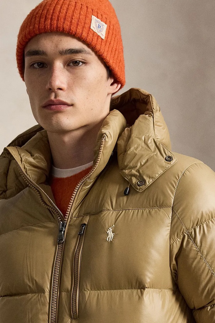 Kurtka pikowana męska Polo Ralph Lauren 710968281 beżowy