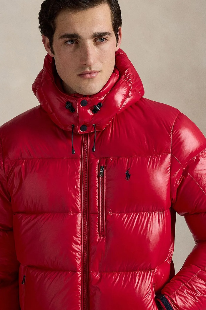 Bunda Polo Ralph Lauren burgundské 710968281