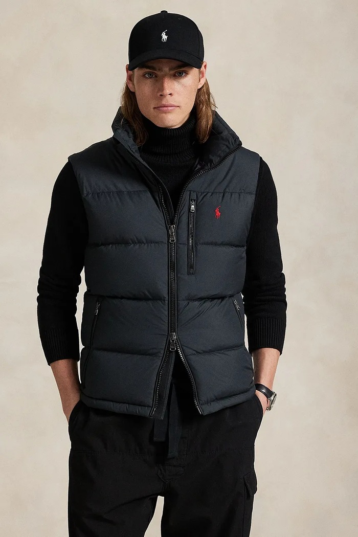 Vesta Polo Ralph Lauren zateplené čierna 710968283