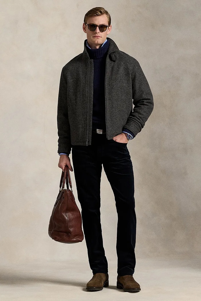 Odjeća Vunena jakna Polo Ralph Lauren 710969654 siva