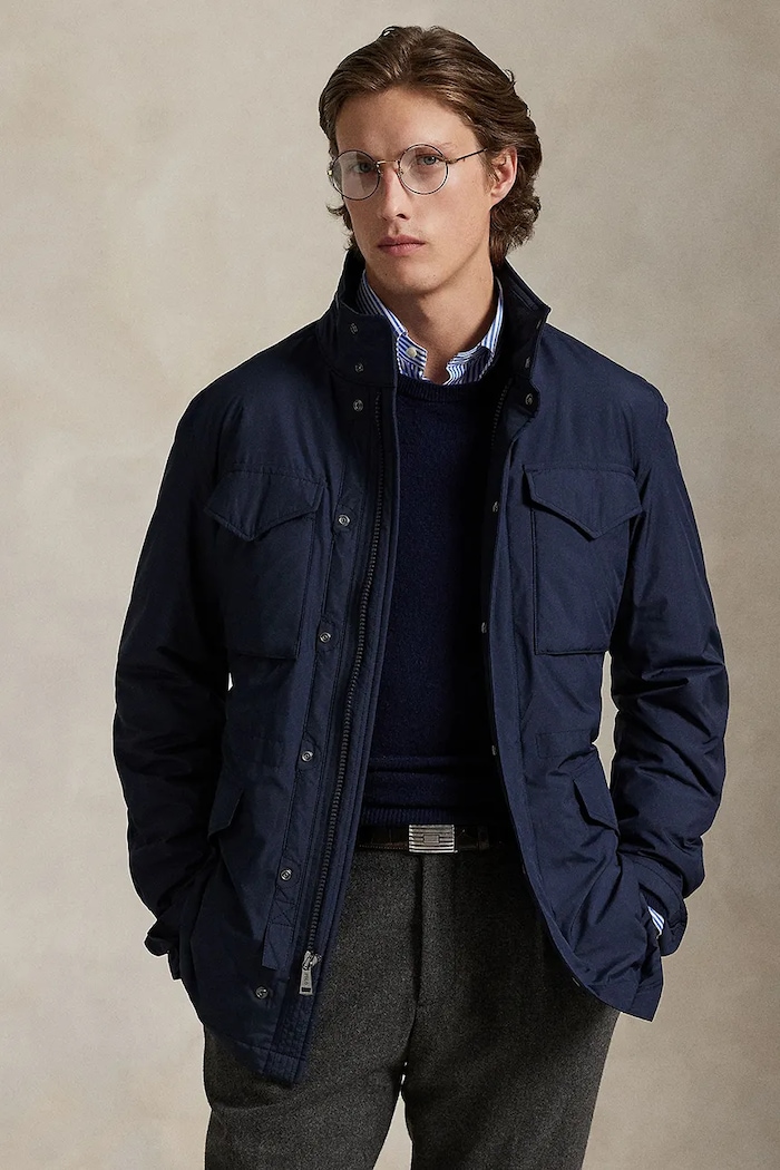 Μπουφάν Polo Ralph Lauren άλλο σκούρο μπλε 710971204