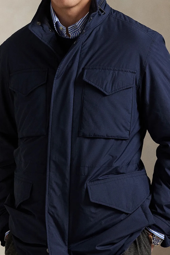 Μπουφάν Polo Ralph Lauren σκούρο μπλε 710971204