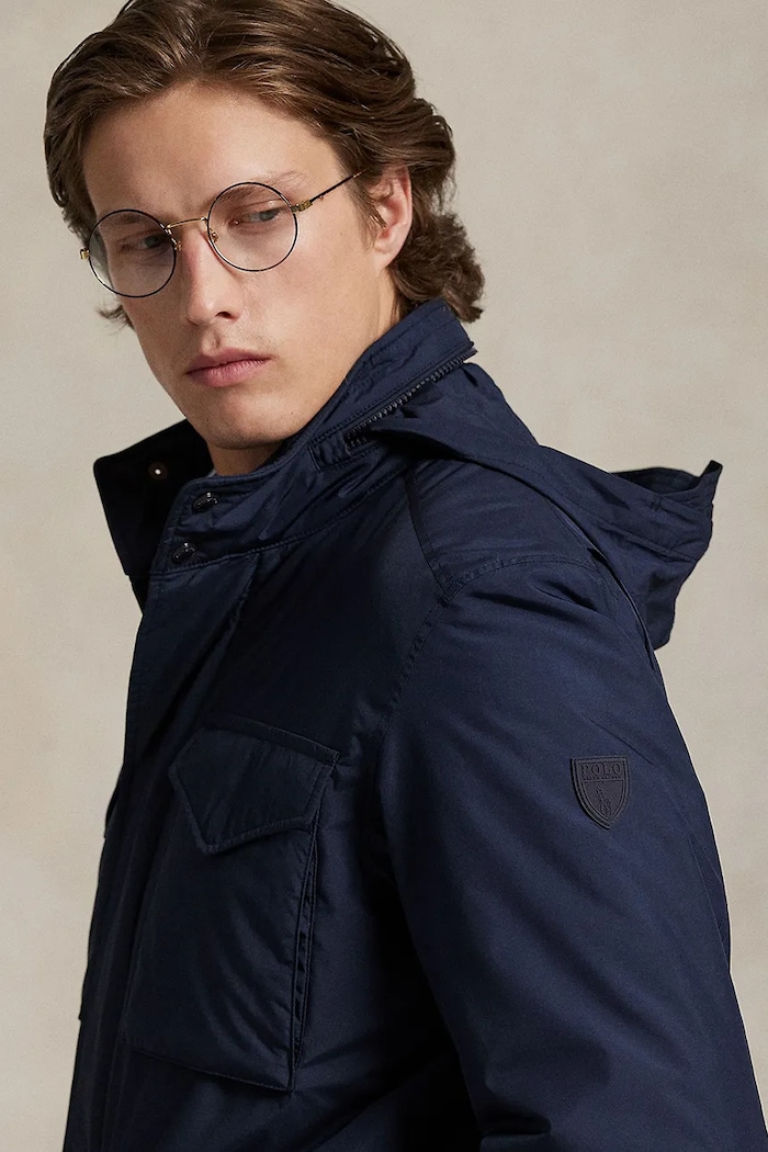 Μπουφάν Polo Ralph Lauren 710971204 σκούρο μπλε