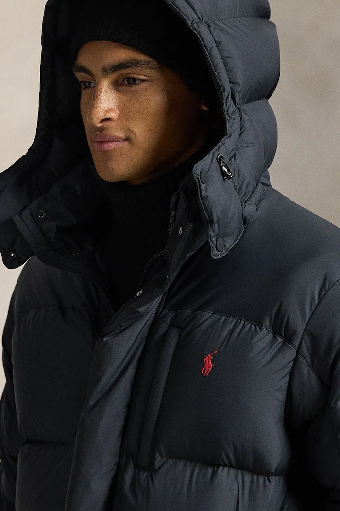 Bunda Polo Ralph Lauren čierna 710P01338
