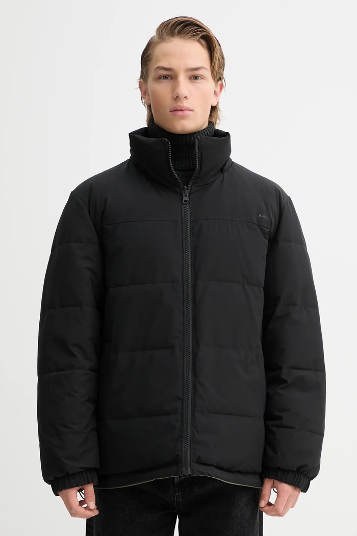 A.P.C. giacca reversibile Doudoune Sam PSALJ.H30208 verde AW25