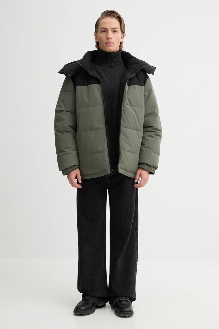 Abbigliamento A.P.C. giacca reversibile Doudoune Sam PSALJ.H30208 verde