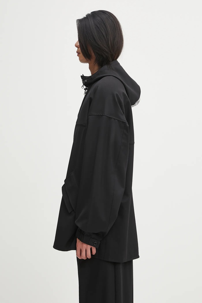 Košulja s dodatkom vune Y-3 Refined Wool JX7276 crna AW25