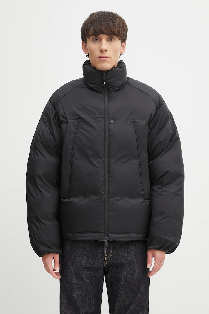Páperová bunda Y-3 Puffer zateplené čierna JX7282