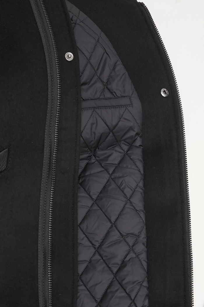Y-3 bomber jacket with wool Letterman JX7338