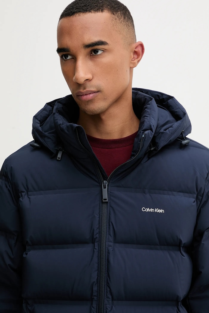 Calvin Klein kurtka puchowa granatowy LV04LD517G