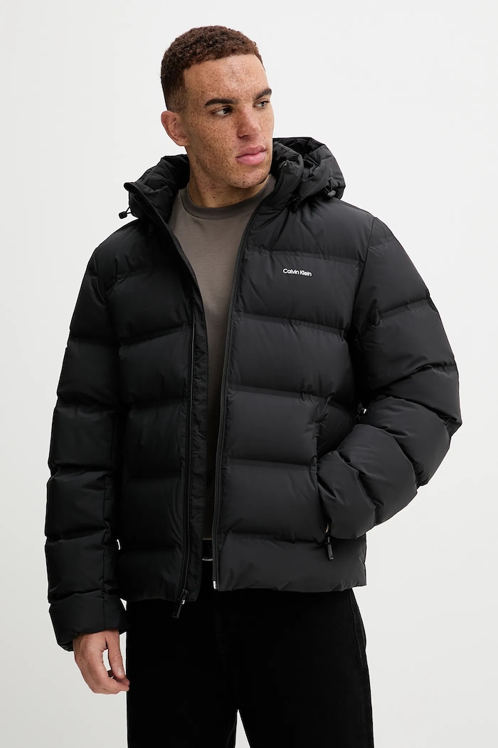 Odzież Calvin Klein kurtka puchowa LV04LD517G czarny