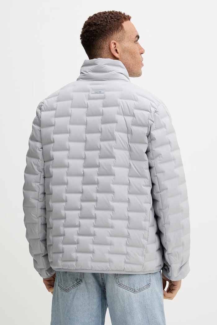 Oblečenie Páperová bunda Calvin Klein LV04LD520G sivá