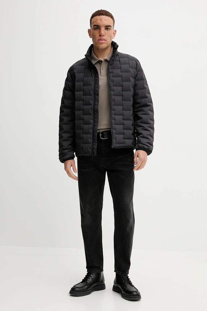 Páperová bunda Calvin Klein LV04LD520G čierna AW25