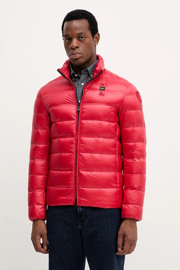 Blauer kurtka puchowa BELMONT bez kaptura czerwony BLUC03090