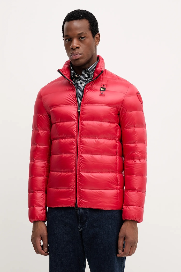 Blauer kurtka puchowa BELMONT bez kaptura czerwony BLUC03090