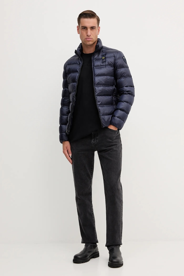 Péřová bunda Blauer BELMONT BLUC03090 námořnická modř AW25