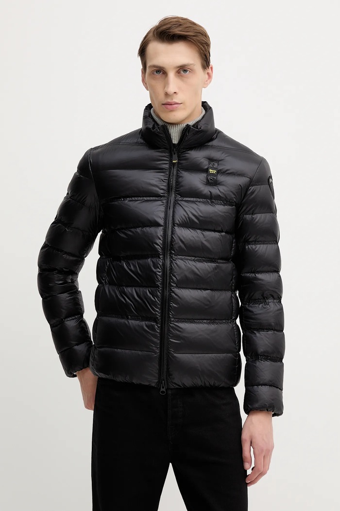 Péřová bunda Blauer BELMONT s podšívkou černá BLUC03090