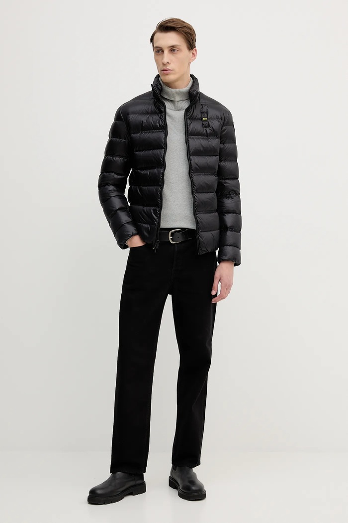 Péřová bunda Blauer BELMONT BLUC03090 černá AW25